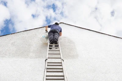 Peinture extérieure à Luchapt — façades et ravalement