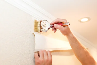 Pose de papier peint à Luchapt — revêtements muraux et toiles de verre